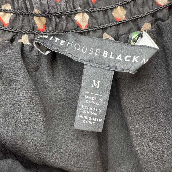 White House Black Market Off Shoulder Patt Dress - Picture 4 of 10